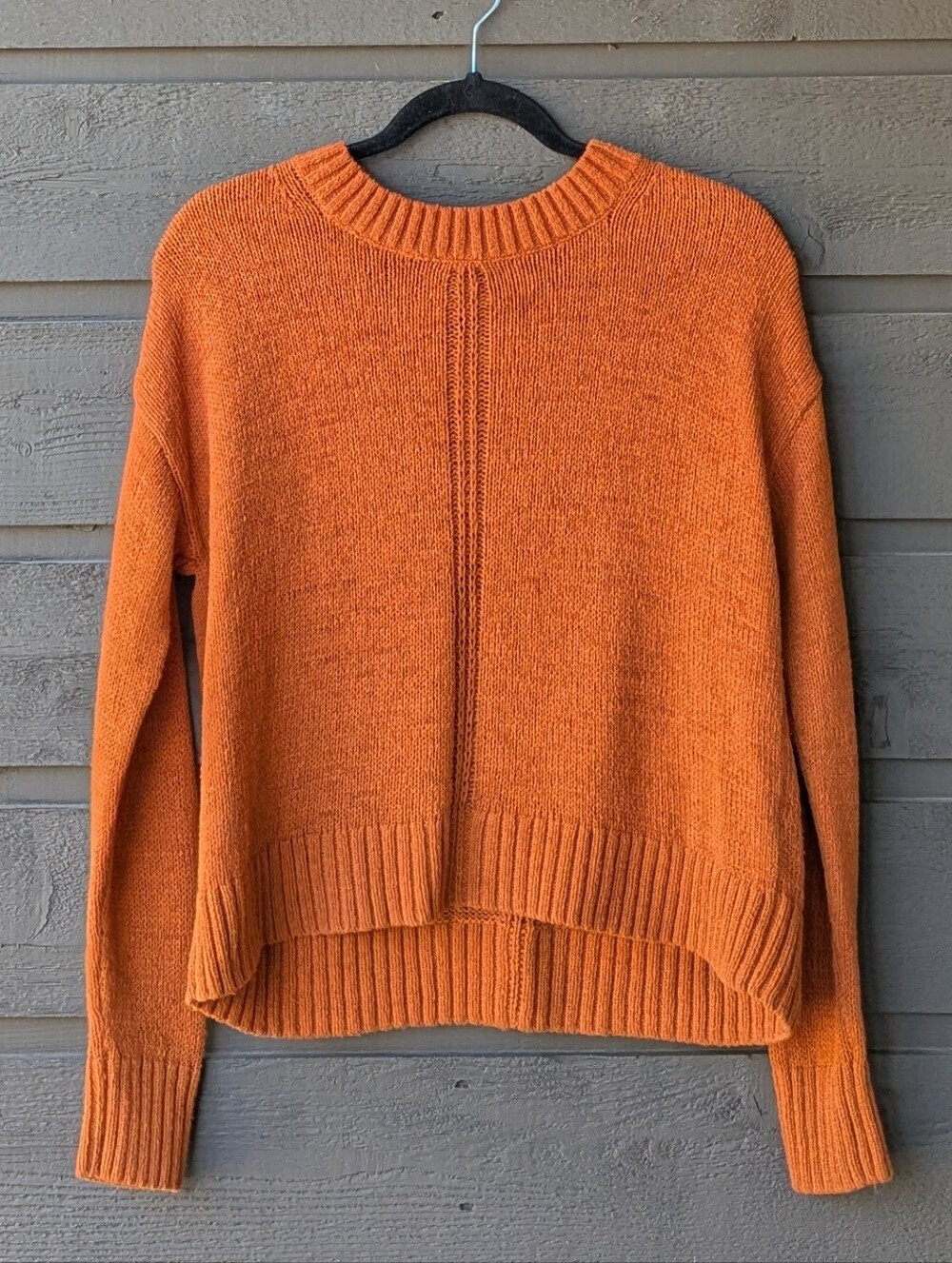 Banana Republic Factory Harvest Orange Slouchy Sweater Size XS Chunky Knit